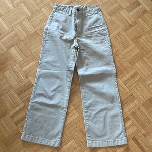 GAP Khaki High-Rise Ankle Pants